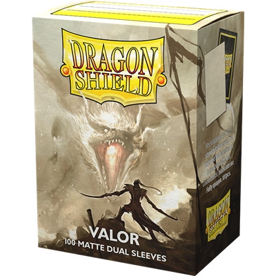 Dragon Shield - Protèges Cartes - 100 Pochettes - DUAL MATTE : VALOR