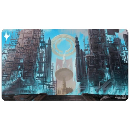 RAVNICA REMASTERED AZORIUS SENATE HALLOWED FOUNTAIN STANDARD GAMING PLAYMAT FOR MAGIC: THE GATHERING