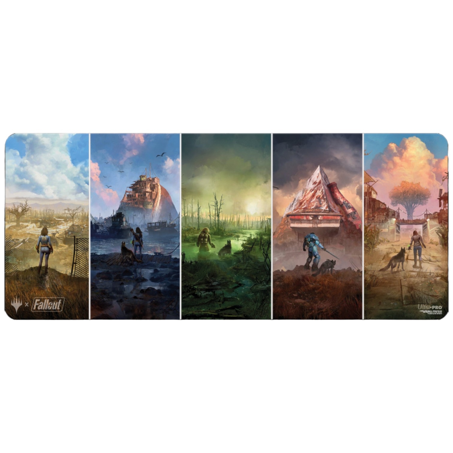 Univers Infinis : Fallout - Land - Playmat moyen - 183cm x 76cm (6 personnes)