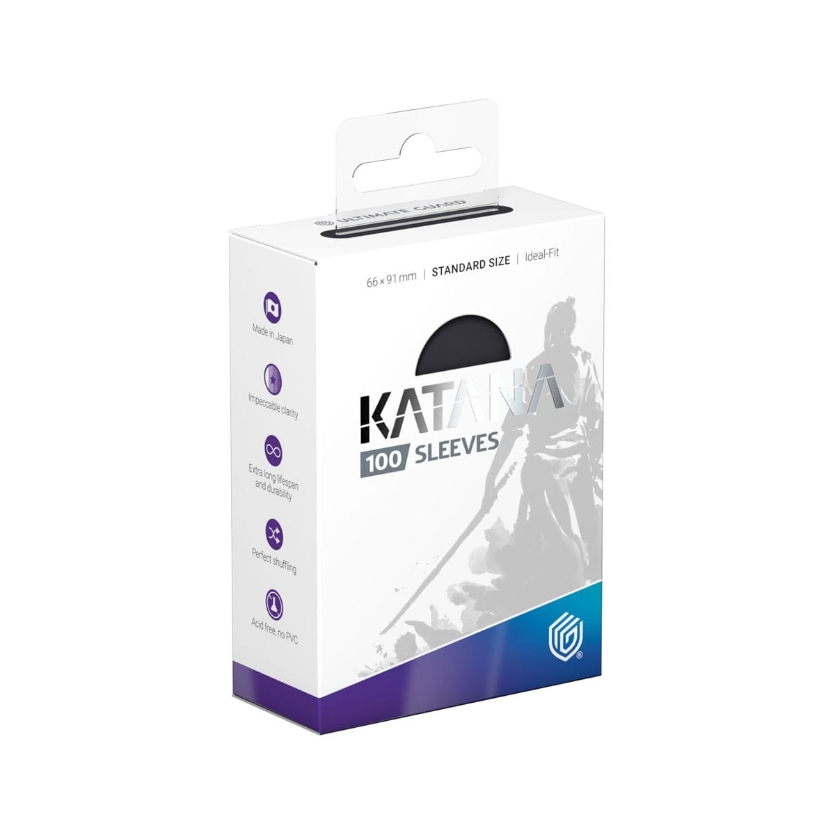 100 Pochettes - Katana - Obsidian Shard