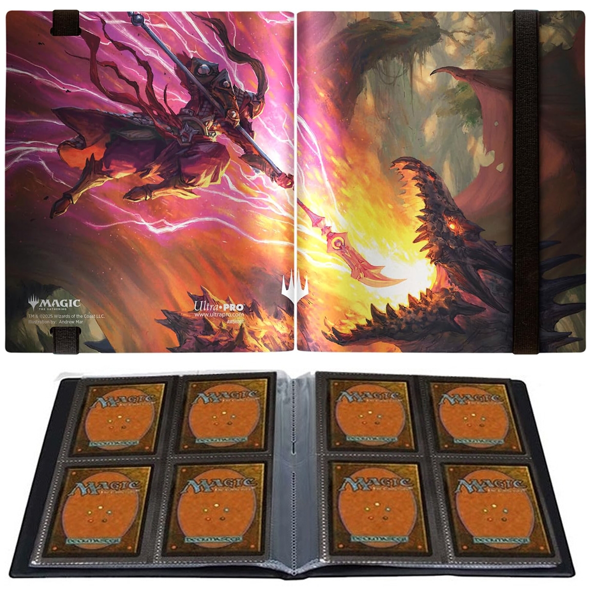Tarkir La tempête des Dragons - Pro-binder A5 - Juste coût - 10 pages de 4 cases (160 cartes recto-verso)