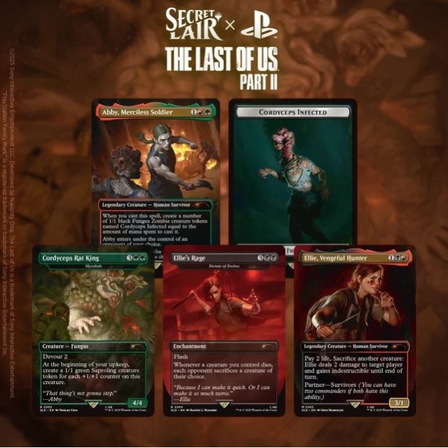 Secret Lair x Playstation : The Last of Us Part II