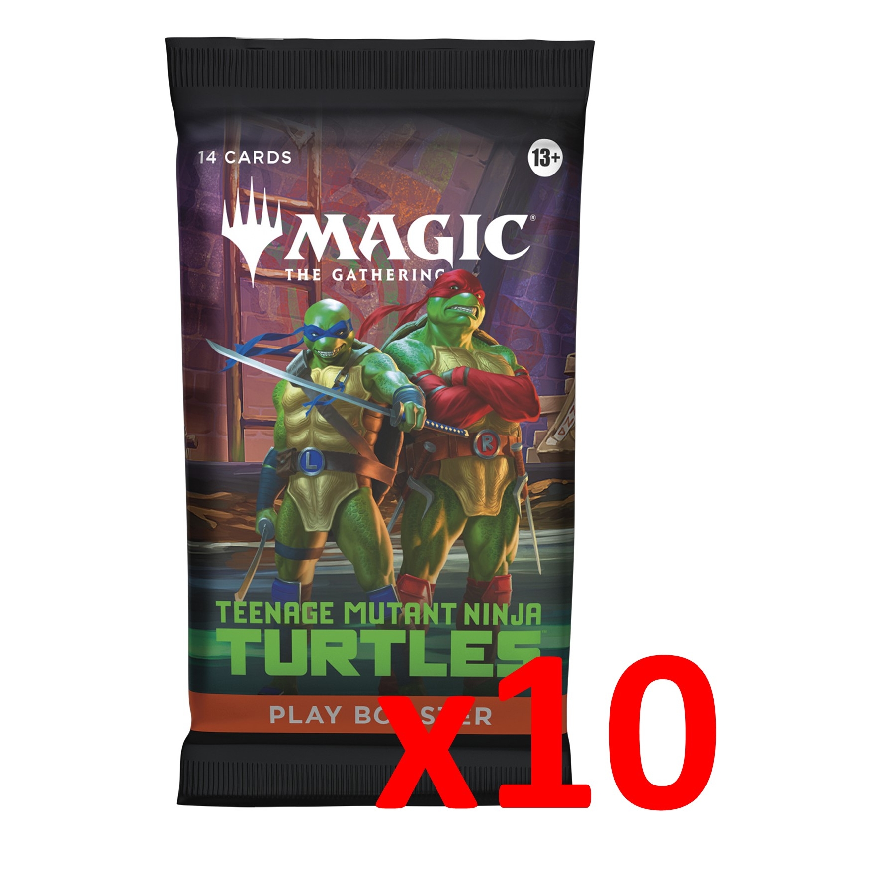 Teenage Mutant Ninja Turtles - Booster de Jeu - Lot de 10