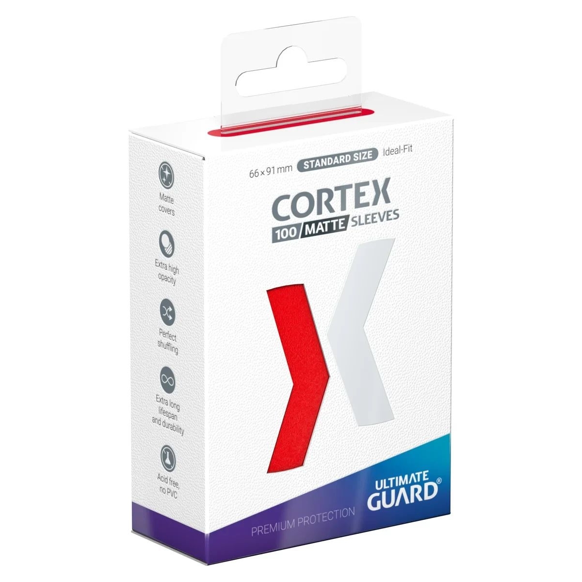 100 Pochettes - Matte - Cortex - Red