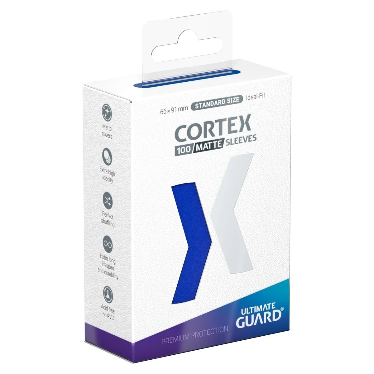 100 Pochettes - Matte - Cortex - Blue