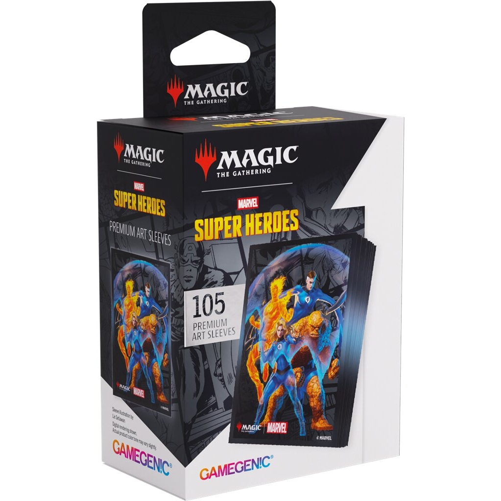 Marvel Super Heroes - 105 sleeves illustrées : Les Quatre Fantastiques