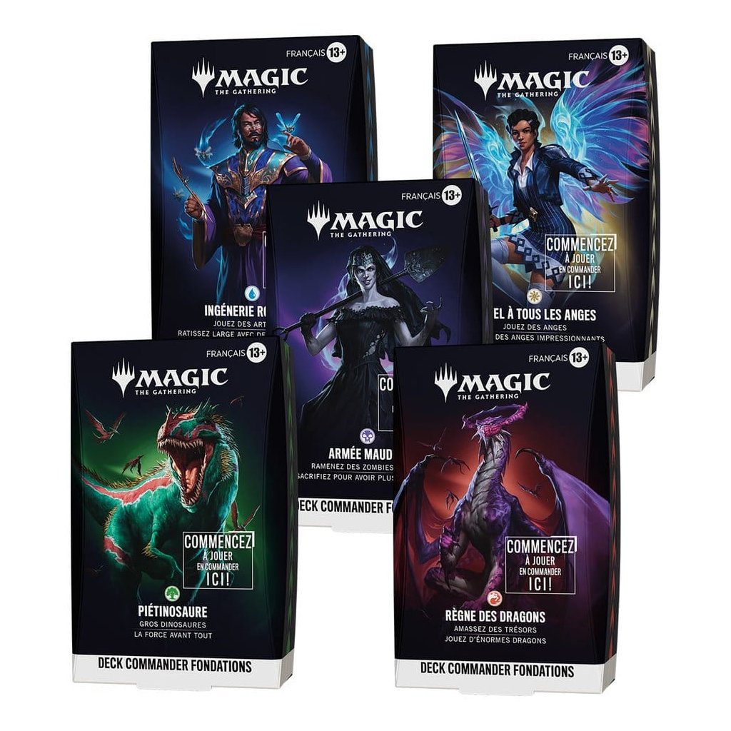 Réalité Fracturée - Decks Commander Fondations - Lot de 5 différents