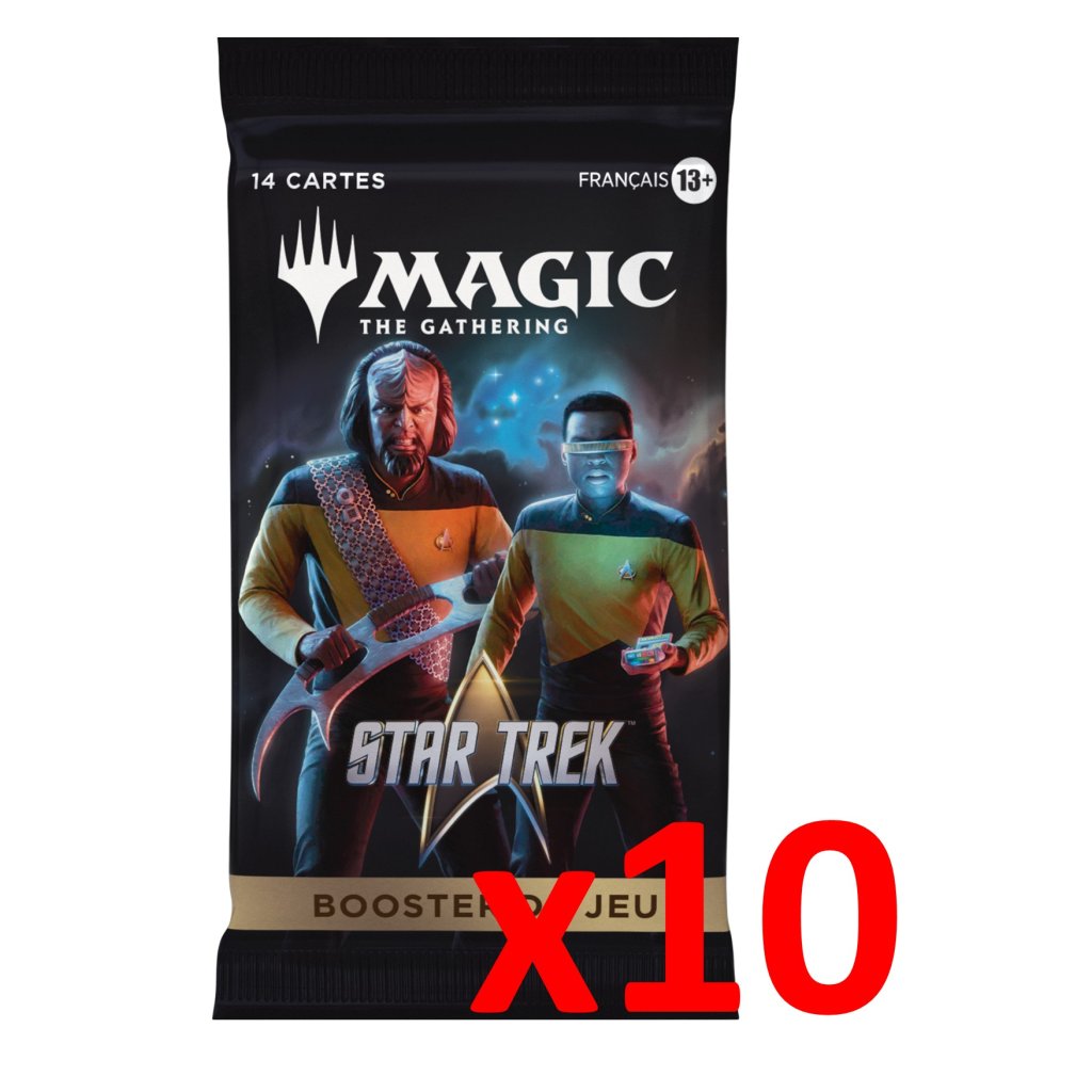 Star Trek - Booster de Jeu - Lot de 10