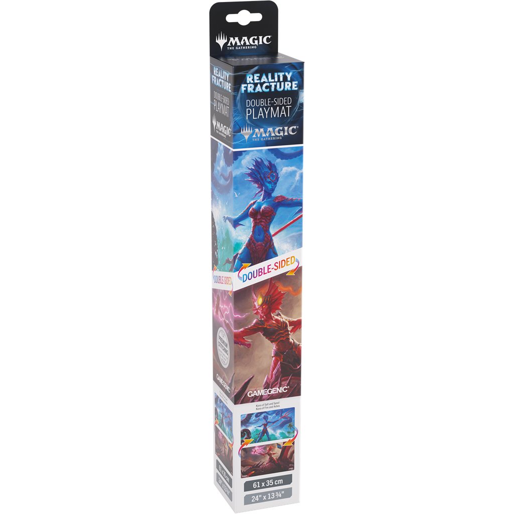 Réalité Fracturée - Playmat Double Face - Kiora de sel et de sable / Kiora de feu et de cendres