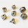 Metal Dice 20mm - Set de 7 dés - Argent Metal Dice 20mm - Set de 7 dés - Argent