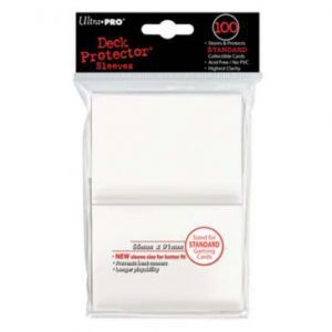 Protèges Cartes  100 pochettes - Deck Protector - Blanc