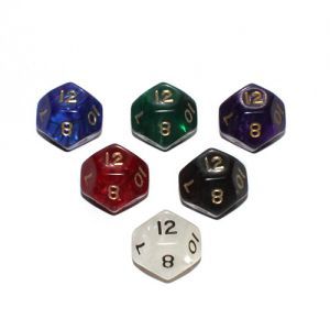 Dés  Dé à 12 Faces (couleur selon stock)