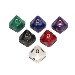 Dés  Dé à 10 Faces (couleur selon stock)