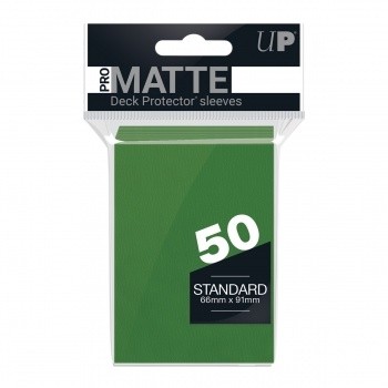 Protèges Cartes 50 pochettes - Pro Matte - Vert