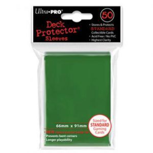 Protèges Cartes 50 pochettes - Deck Protector - Vert