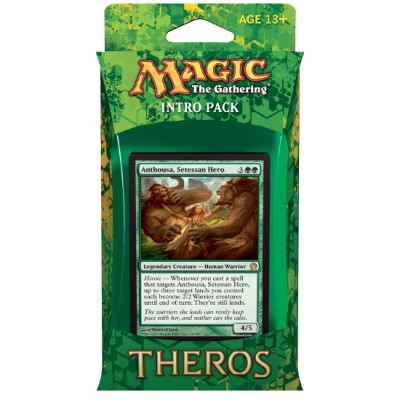 Deck Magic the Gathering Theros - Vert/Blanc - Intro Pack Deck - Armée d'Anthousa