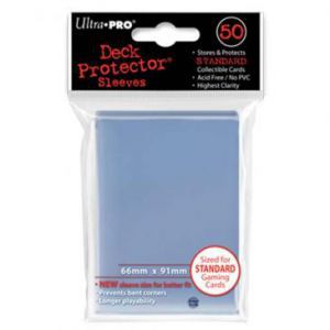 Protèges Cartes 50 pochettes - Deck Protector - Transparent