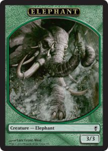 Token Magic Magic the Gathering Token/jeton - Conspiracy - Elephant