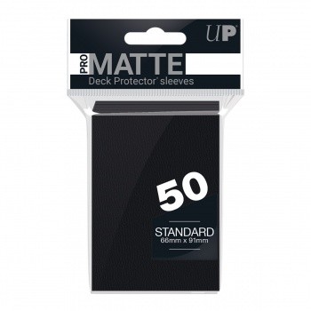 Protèges Cartes 50 pochettes - Pro Matte - Noir