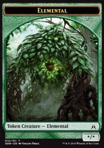 Token Magic Magic the Gathering Token/Jeton - Serment Des Sentinelles-elemental (vert)
