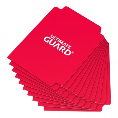 Boite de Rangement Card Dividers - 10 Séparateurs De Cartes - Rouge