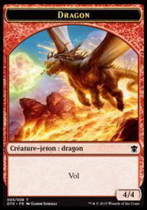 Token Magic Token/Jeton - Dragons De Tarkir - 05/08 Dragon