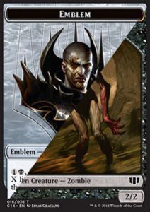 Token Magic Token/Jeton - Commander 2014 - #06 Embleme (nixilis) / Zombie B