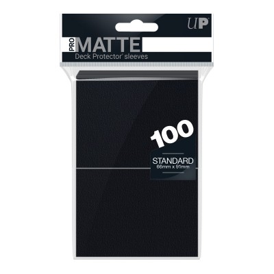 Protèges Cartes 100 pochettes - Pro Matte - Noir