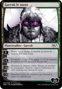 Grande Carte Oversized Magic the Gathering Oversized - Garruk le tueur
