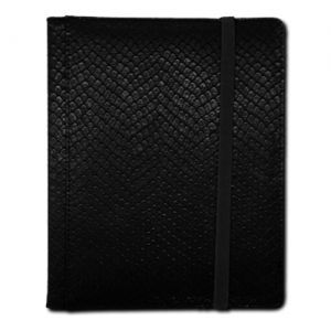 Portfolio  A5  Dragon Hide - 20 pages de 4 cases (160 cartes recto-verso) - Black