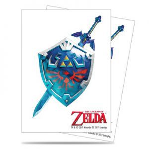 Protèges Cartes illustrées  65 Pochettes Ultra Pro - The Legend of Zelda - Sword & Shield - ACC