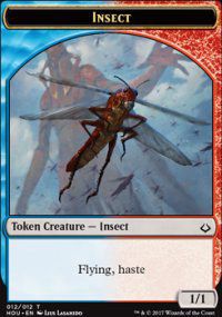 Token Magic Magic the Gathering Token/Jeton - L'age de la destruction - 12/12 Insecte