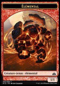 Token Magic Magic the Gathering Token/jeton - Les Combattants D'ixalan - 02/6 Elemental