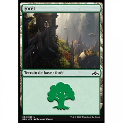  Magic the Gathering Terrain de base : Forêt / Forest