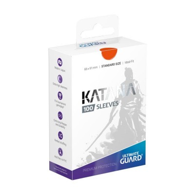 Protèges Cartes 100 Pochettes - Katana - Orange