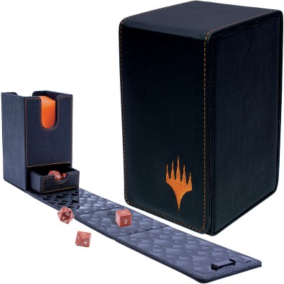 Ludicbox - double-boite-de-rangement-magic-the-gathering-avec-rabat-noir-dual-flip-box  par Ultra Pro - Magic