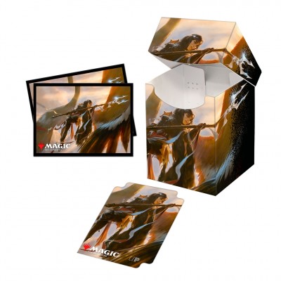 Boite de Rangement Magic the Gathering Commander Legendes - Deck Box 100+ avec sleeves - V4 - Liesa, Shroud of Dusk