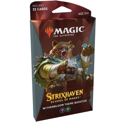 Booster Magic the Gathering Strixhaven School of Mages - Theme Booster Witherbloom Noir / Vert