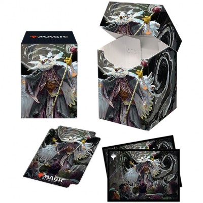 Boite de rangement illustrée Pack Strixhaven - Deck Box 100+ avec Sleeves - Breena, la démagogue