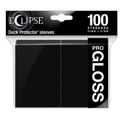 Protèges Cartes 100 pochettes - ECLIPSE Gloss - NOIR