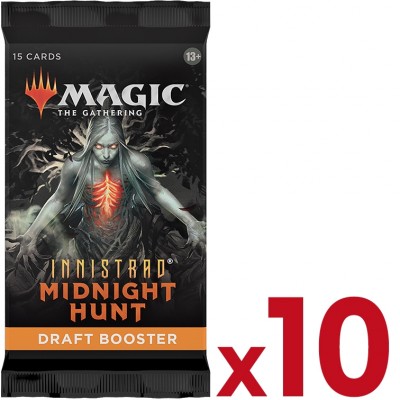 Booster Magic the Gathering Innistrad: Midnight Hunt - Draft Booster - Lot de 10