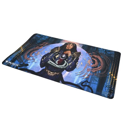 Tapis de Jeu Magic the Gathering Strixhaven : l'académie des mages - Playmat - Archive Mystique - Pari de Tezzeret - 60cm x 34cm