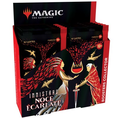 Boite de Boosters Magic the Gathering Innistrad : Noce Écarlate - 12 Boosters Collector