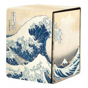 Boite de rangement illustrée Magic the Gathering Alcove Flip Box - Fine Art The Great Wave Off Kanagawa