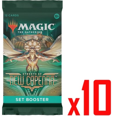 Booster Magic the Gathering Streets of New Capenna - Set Booster - Lot de 10