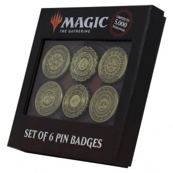 Goodies Magic the Gathering LOTS 6 PIECES DE COLLECTION - Edition Limité - Mana Symbol Pin Badges