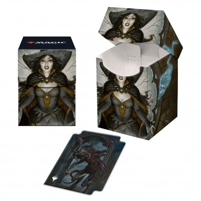Boite de rangement illustrée Magic the Gathering Commander Légendes : la bataille de la Porte de Baldur - Deck Box 100+ - Tasha, the Witch Queen