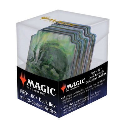 Boite de Rangement Magic the Gathering Boite 100 + avec Card Dividers - 26 Séparateurs - unique