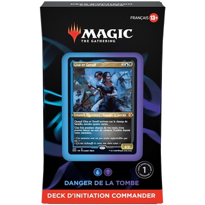 Deck Magic the Gathering Deck d'initiation - Commander - Danger de la tombe (bleu-noir)