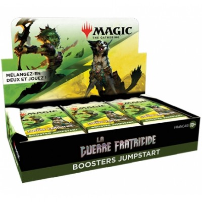 Boite de Boosters Magic the Gathering La Guerre Fratricide - JUMPSTART - 18 Boosters draft